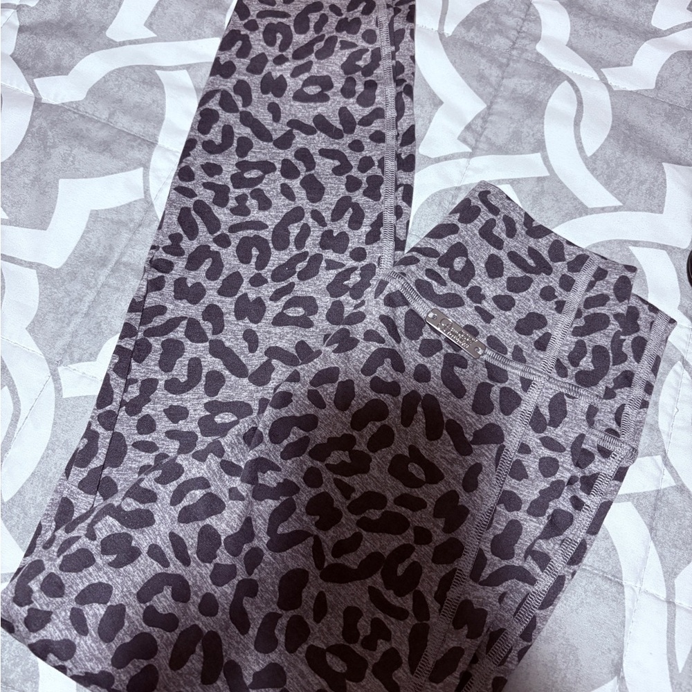 Bombshell Sportswear Gray Leopard Leggings